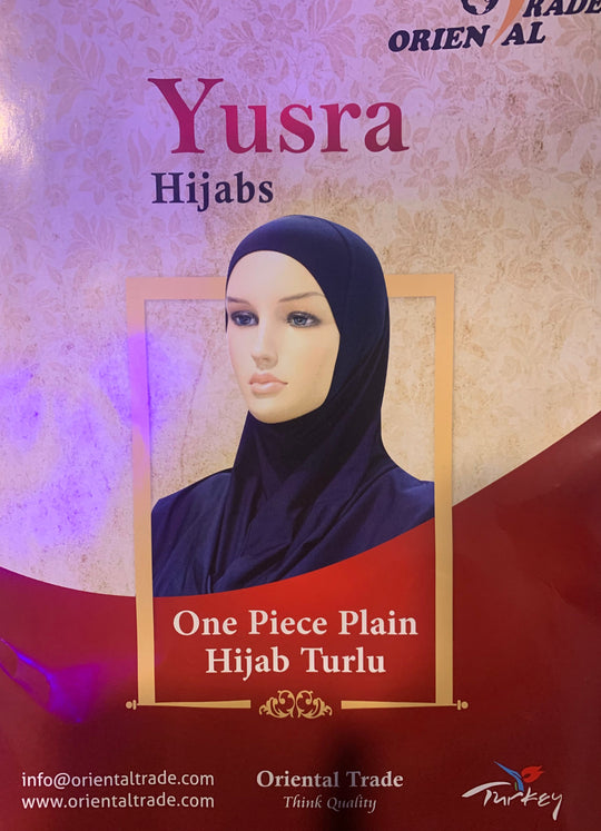 Girls High Quality Small Turlu Hijab - colours