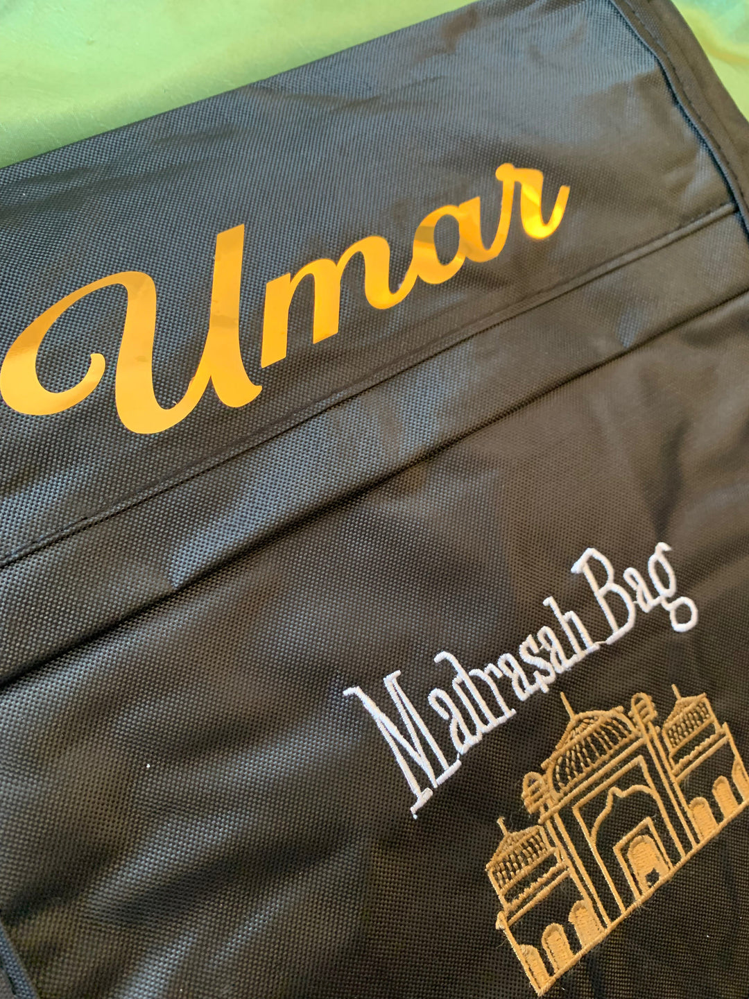 Personalised Madrassa Bag - KB- Black