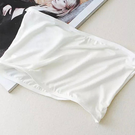 Crop Tube Top for low necks