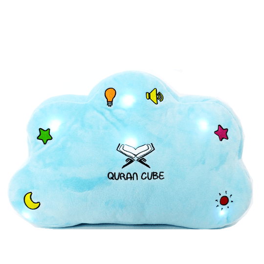 Quran Dua Blue Cloud Pillow - Personalised Option