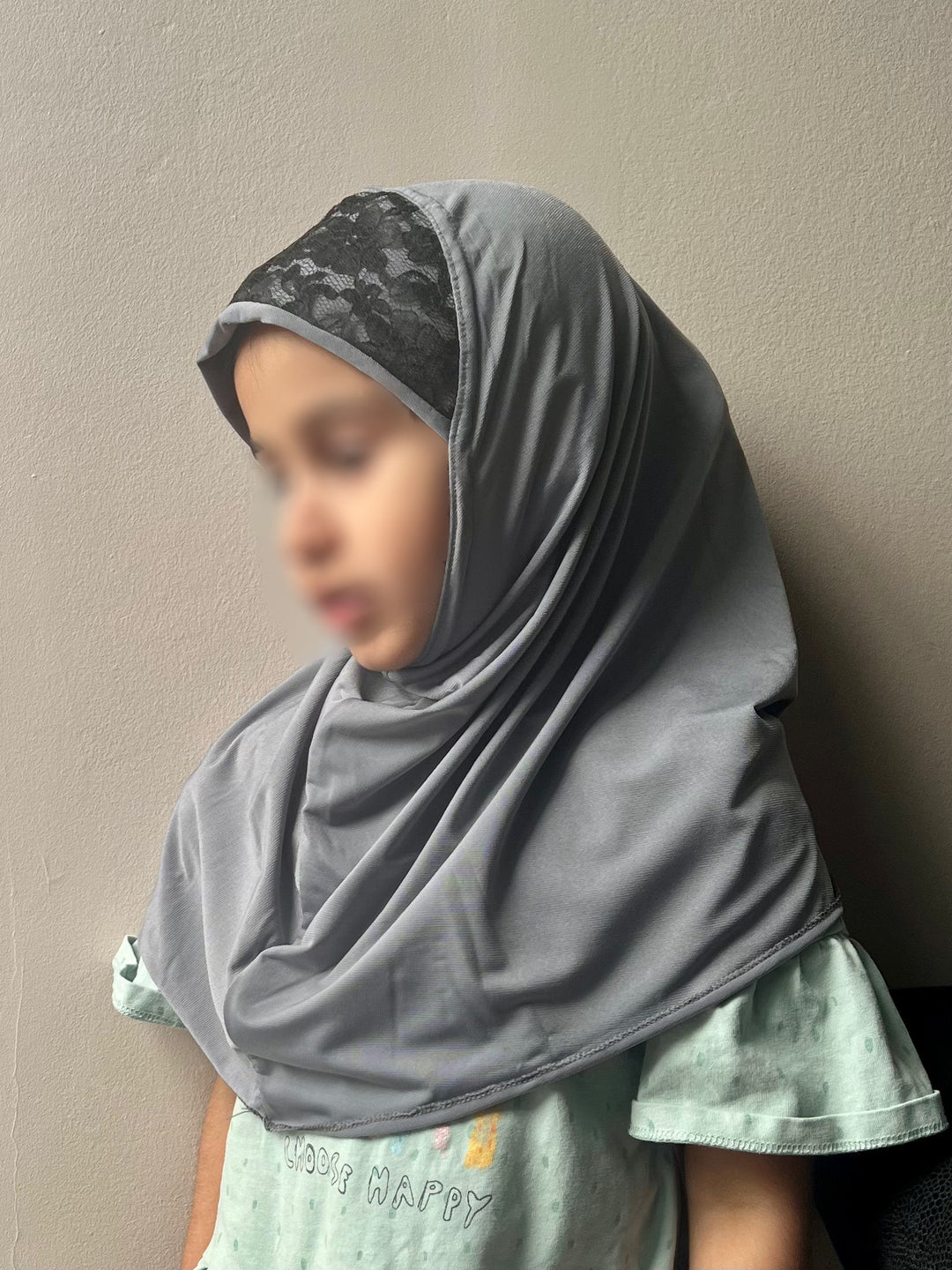 Decorated lace motif Fancy Hijabs in large - Variety