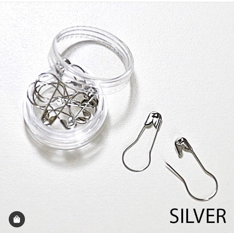 No Snag Hijab pins/ safety pins bulb - 50 pack box