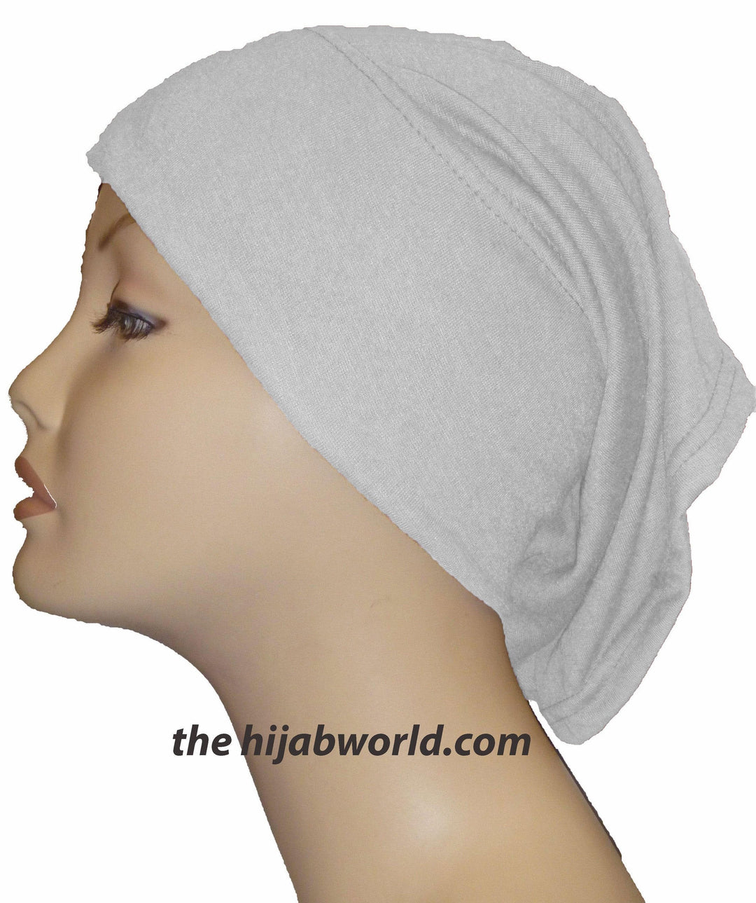 Tube Plain Underscarf - White
