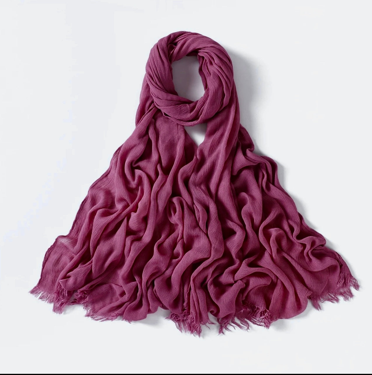 viscose crinkle hijab