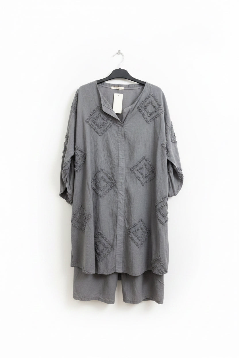 Cotton 2 piece 3d pattern Coords