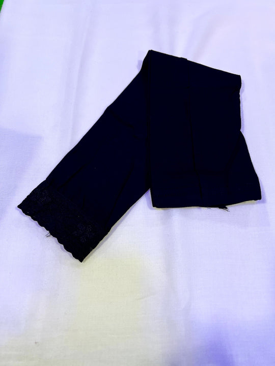 Arm Cover/Sleeves with Lace - Black