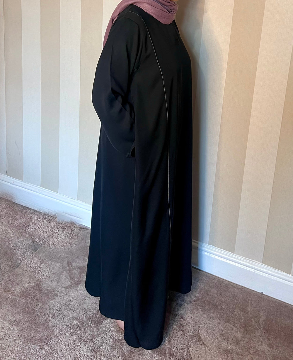 Nida Piping Abaya  CA125