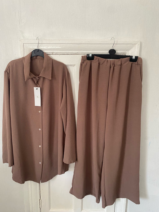 CEY Button down Co- ords set in 3 sizes