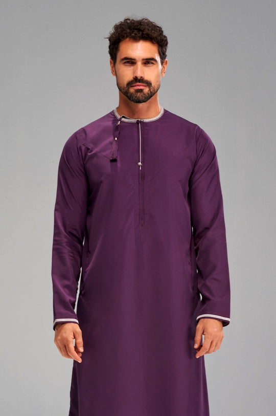Faris Omani Thobe/Jubba - Purple