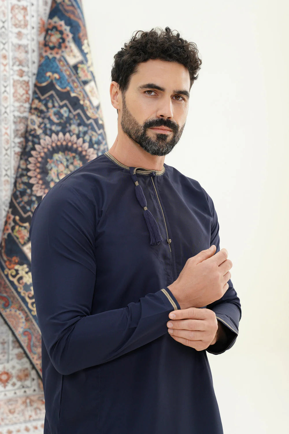 Faris Omani Thobe/Jubba - Navy