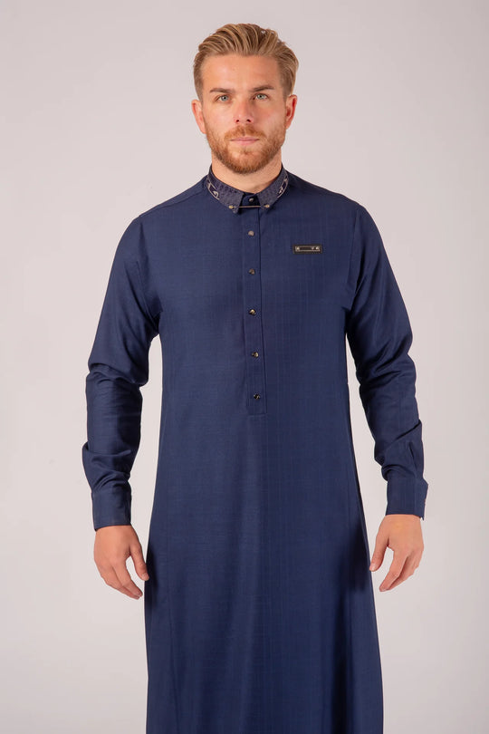 AAR25315 Al Ameer Latest Thobe / Jubba - Blue