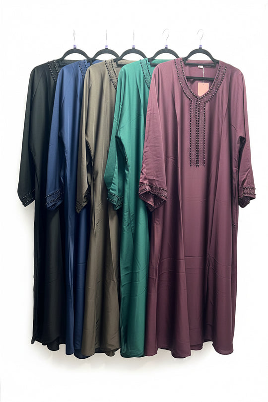 Beaded Abayas By Aaminah