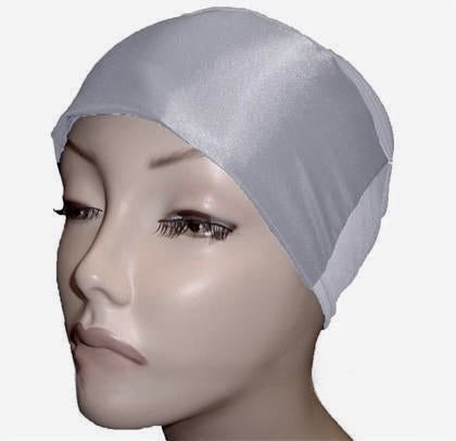 Satin Front Cotton Bonnet with ties