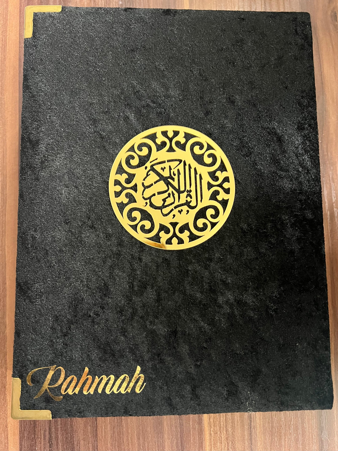 Personalised Velvet Quran with Matching Case