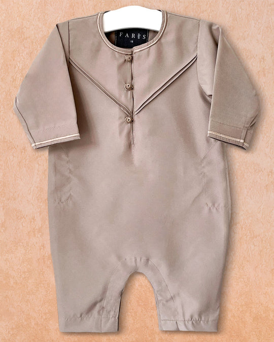 Baby Faris Emirati Rompers - Taupe