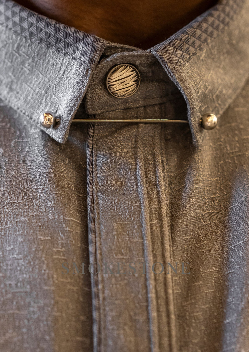 AAR2633 Al Ameer Latest Thobe / Jubba - Smoke Stone