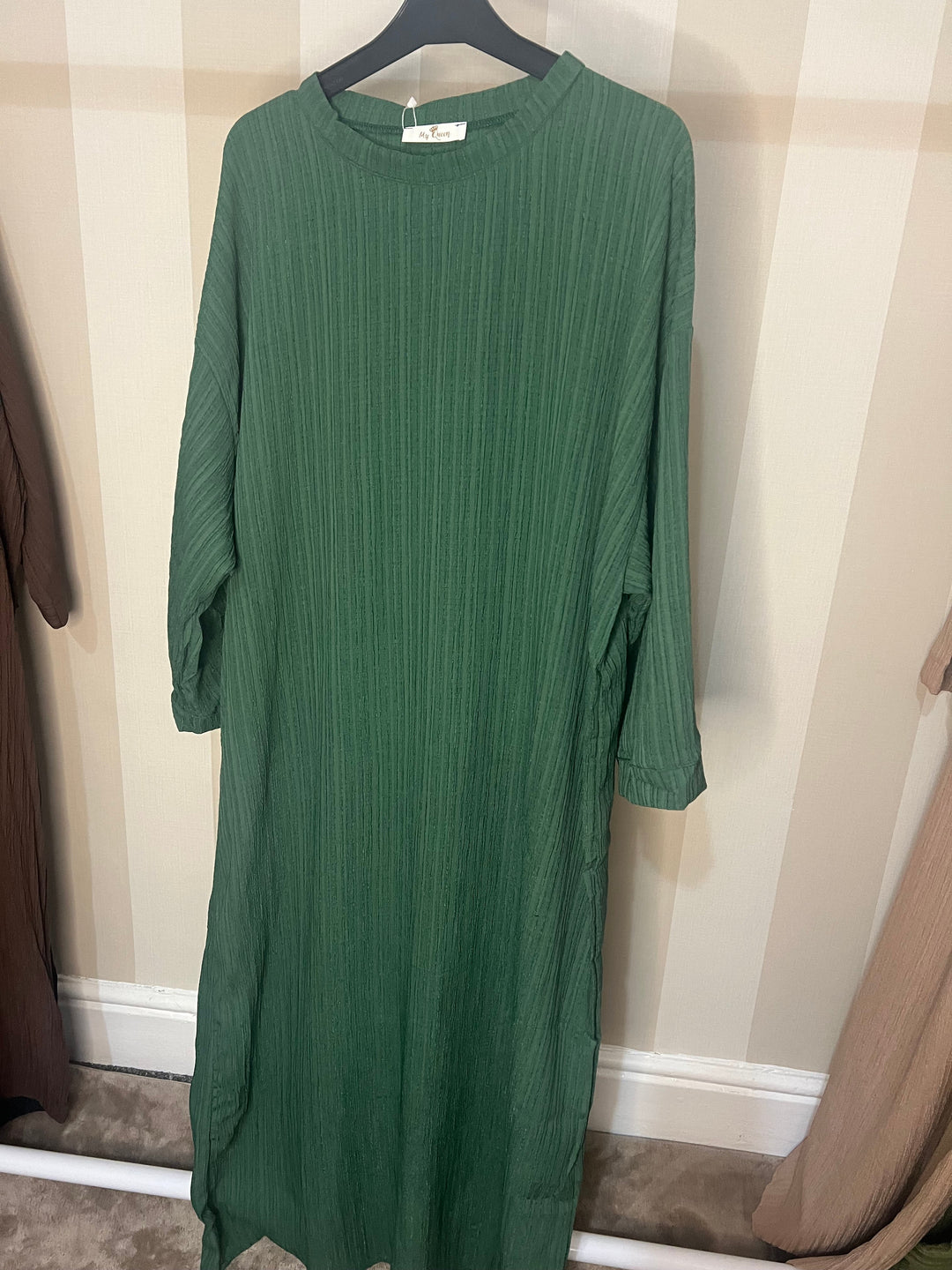 Maxi oversized textured Dress / slip