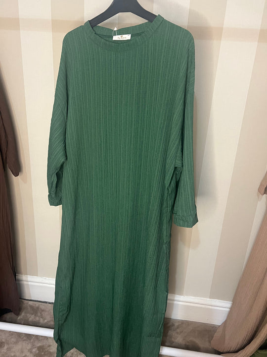 Maxi oversized textured Dress / slip