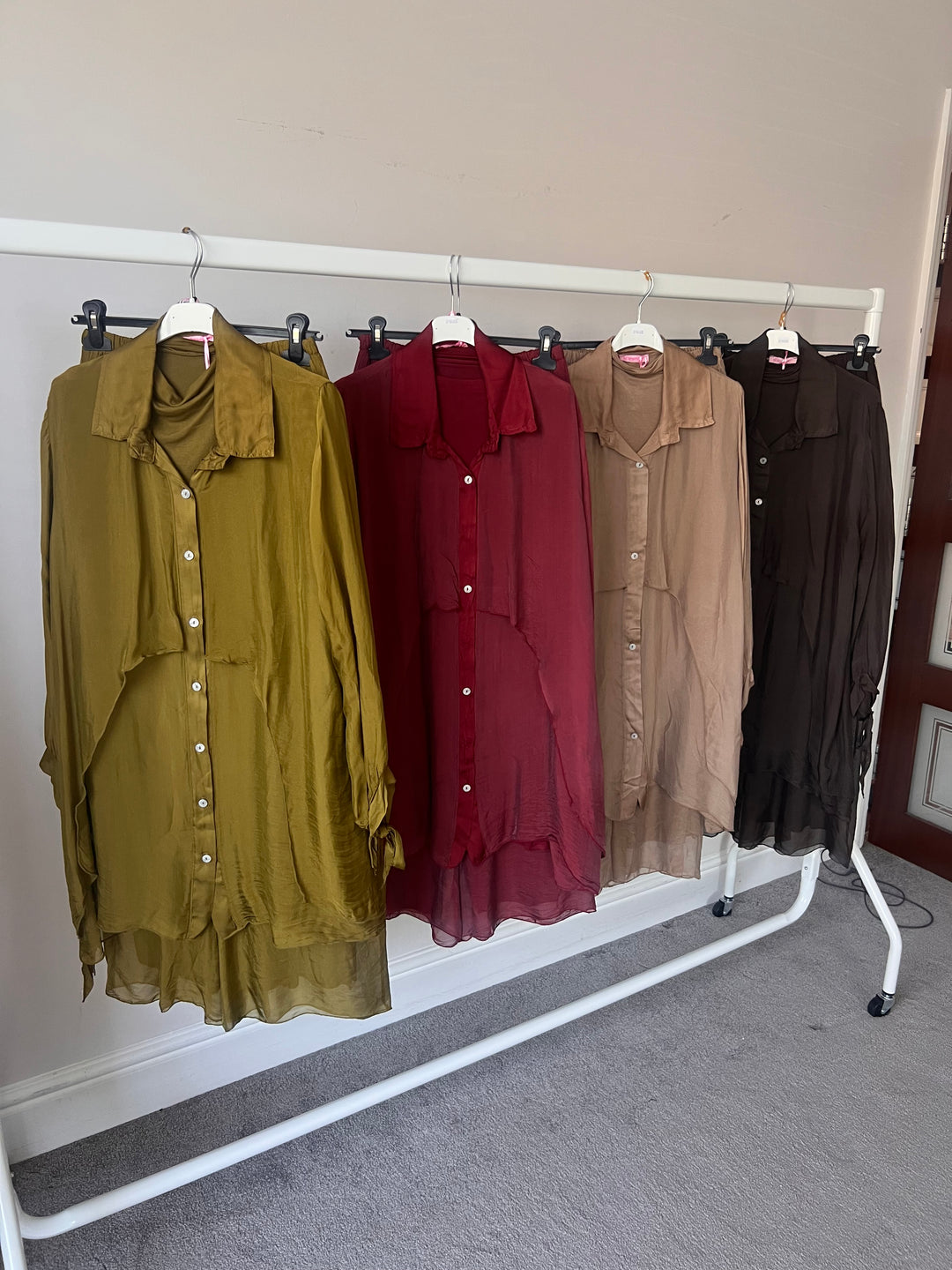 Premium Long Silk Chiffon Co-ord sets