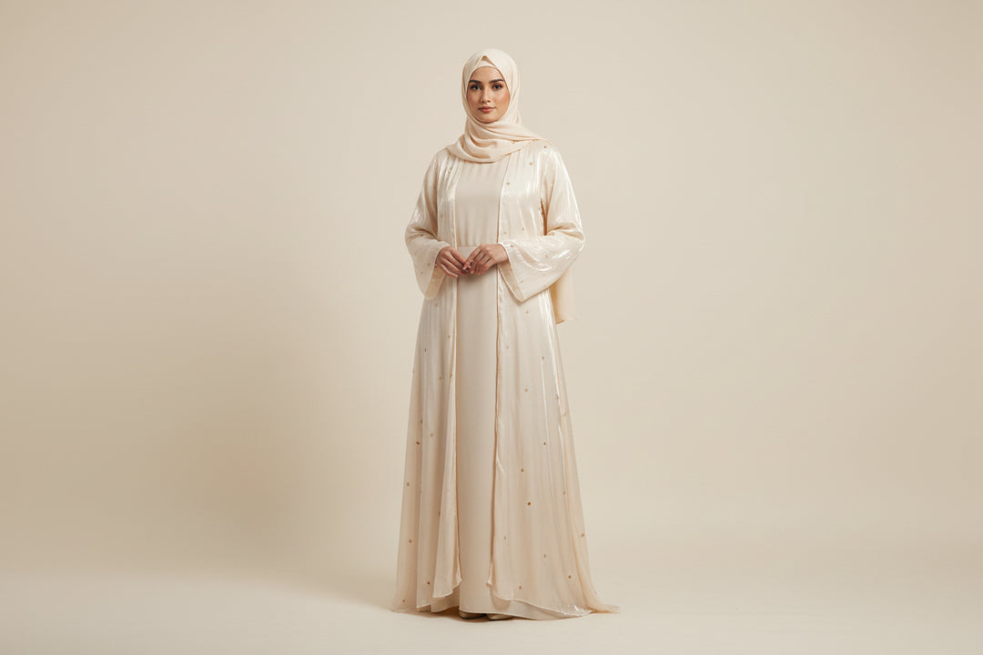 Lamia Abaya Full sets in 4 colours