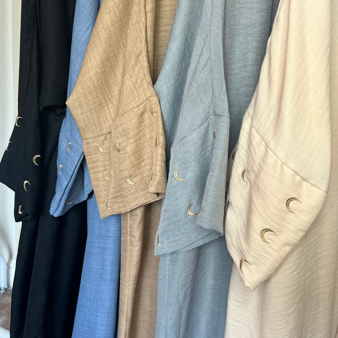 Linen Feel Moon Kimonos- Free size