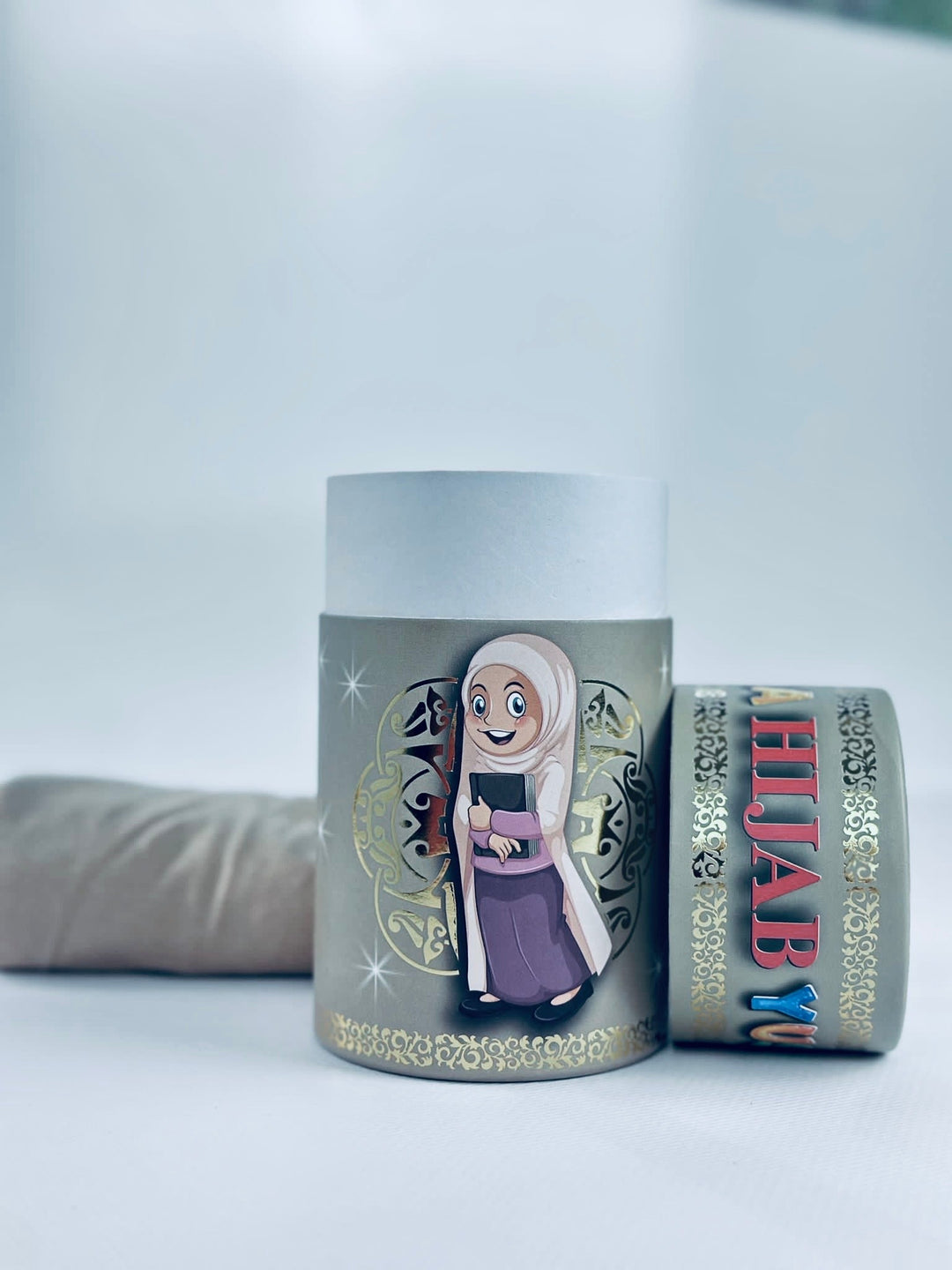 My first Hijab in Gift Box with a finger ring counter - Medium size