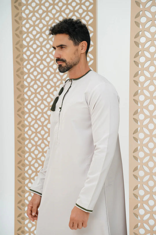Faris Omani Thobe/Jubba - Ivory