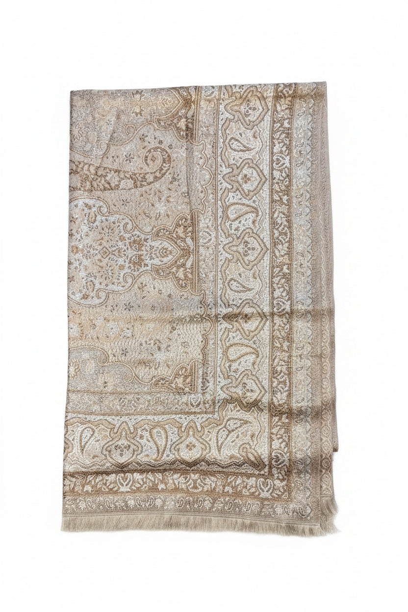 Cashmere Pashmina Abaya Sets with Large Pashmina Shawls