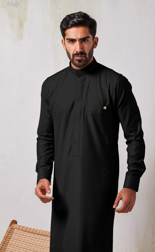 Faris Royal Black Thobe/Jubba