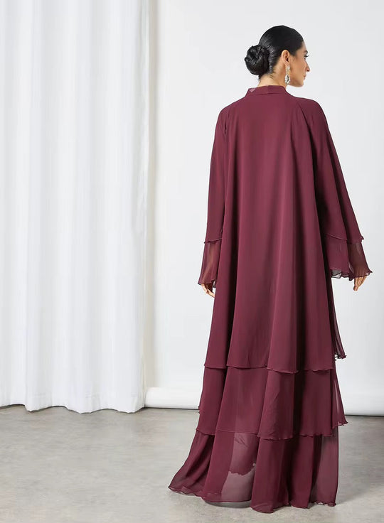 Chiffon Ladies Princess Dress Abaya