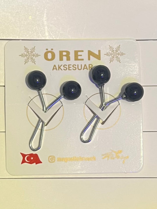 Pearl Hijab Slide pins pack of 12