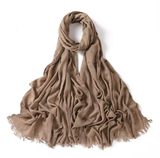 Crinkle Rayon Viscose Hijab/Scarf