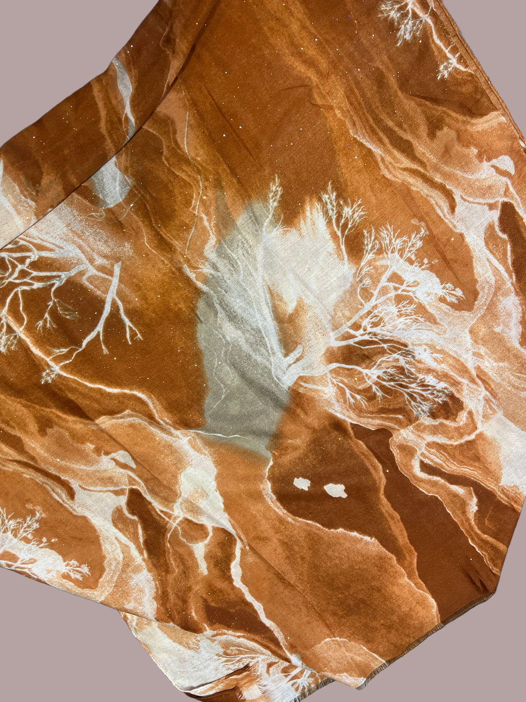 Printed Maxi Cotton Mix scarf/ Hijab with speckles