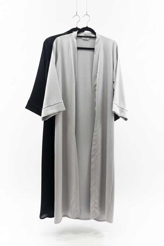 Light weight silky Kimono with hidden pockets