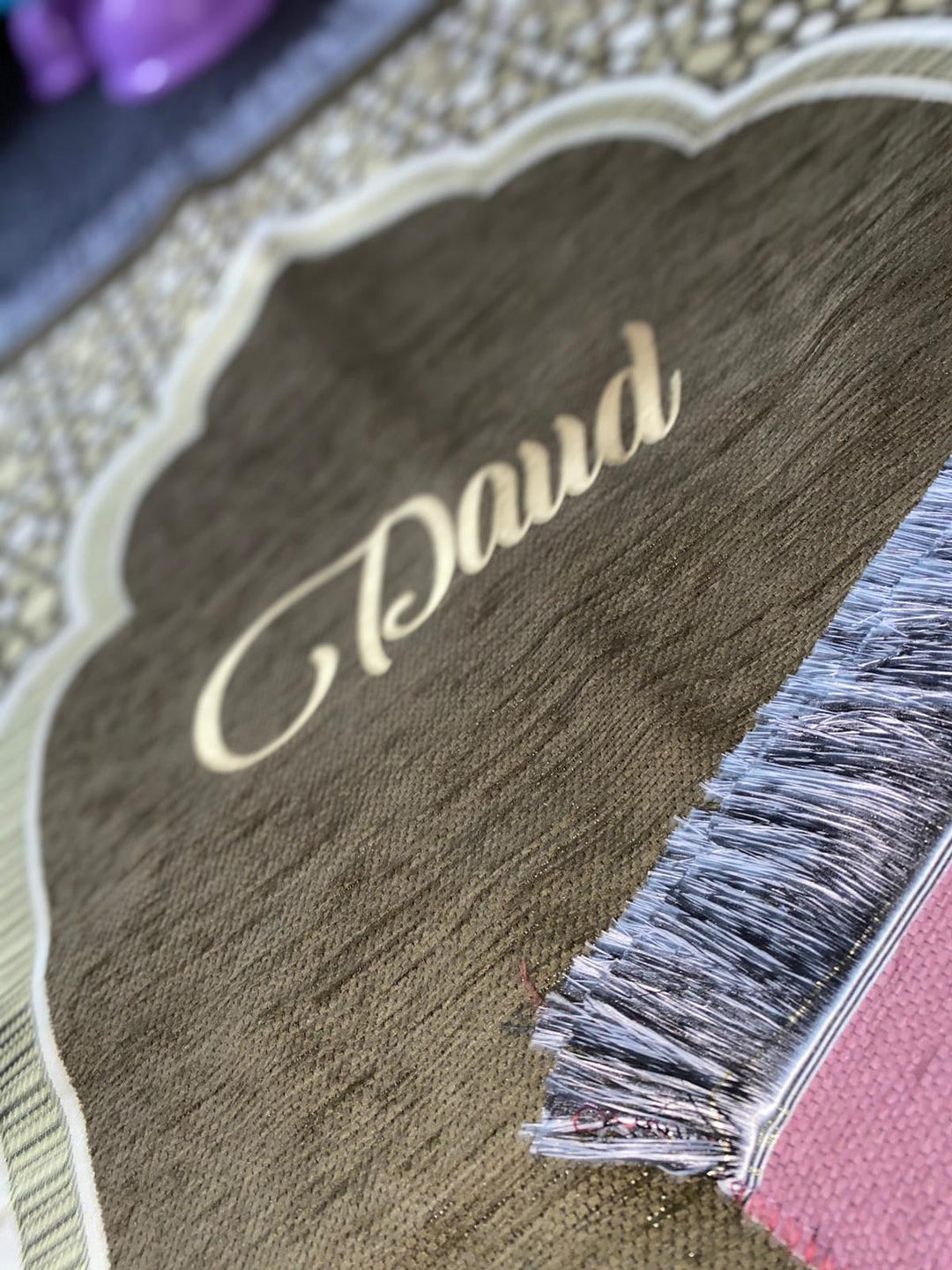 Geometric Light weight Prayer Mat- Plain W920-2- MIX