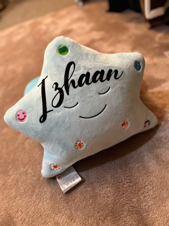 My Personalised ’ Dua Star Pillow – Blue Star