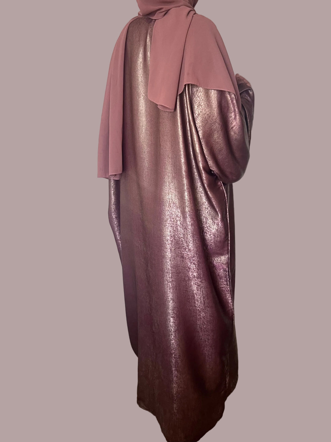 Shimmer Two toned Kaftan with ties in One Size