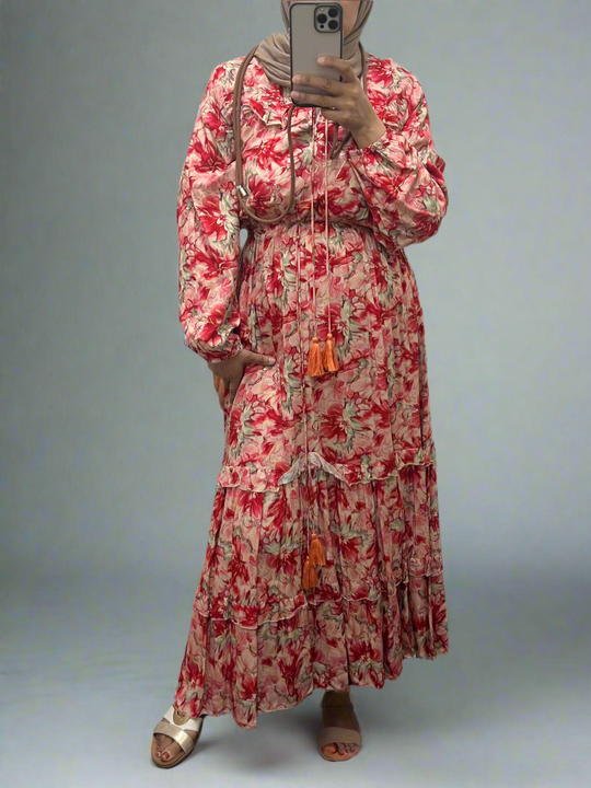 Malkaa Maxi Elasticated waist Summer Dress