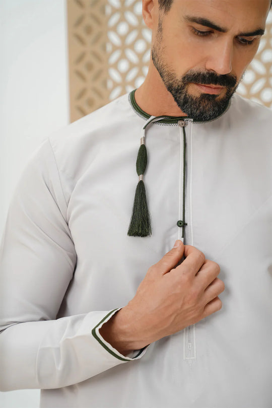 Faris Omani Thobe/Jubba - Ivory