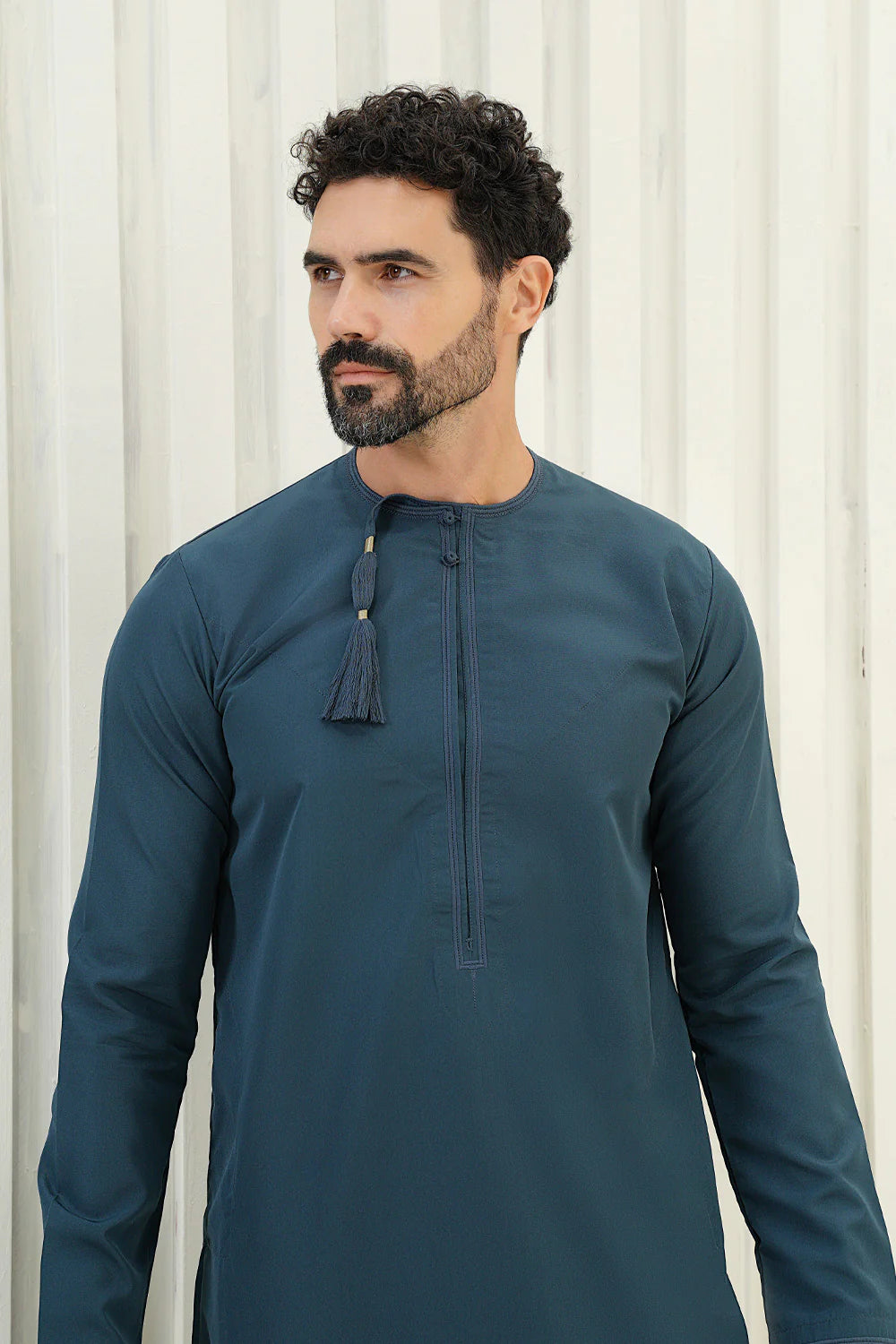 Faris Omani Thobe/Jubba - Aegean Blue