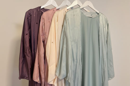 Lamia Abaya Full sets in 4 colours