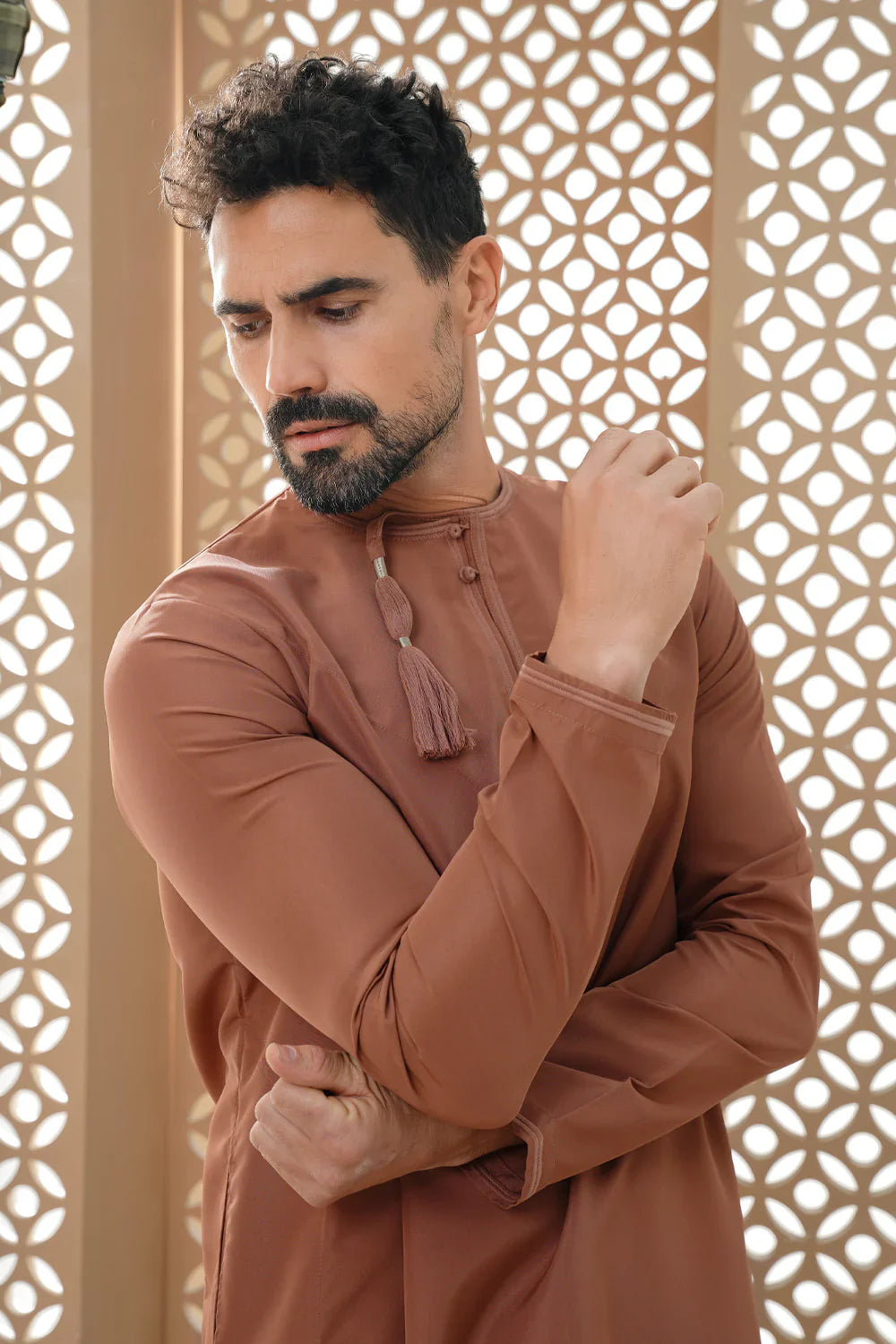 Omani Faris Thobe/Jubba in Terracota