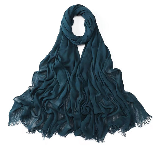 Crinkle Rayon Viscose Hijab/Scarf