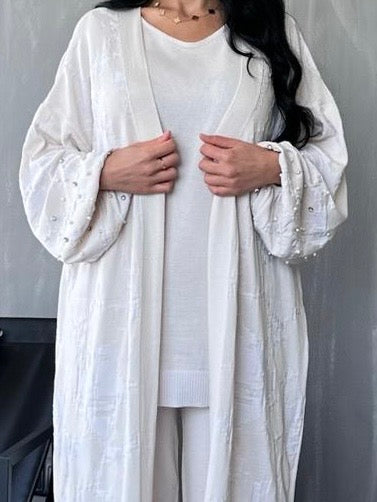 Premium Beaded Turkish Knitted Co-ord set