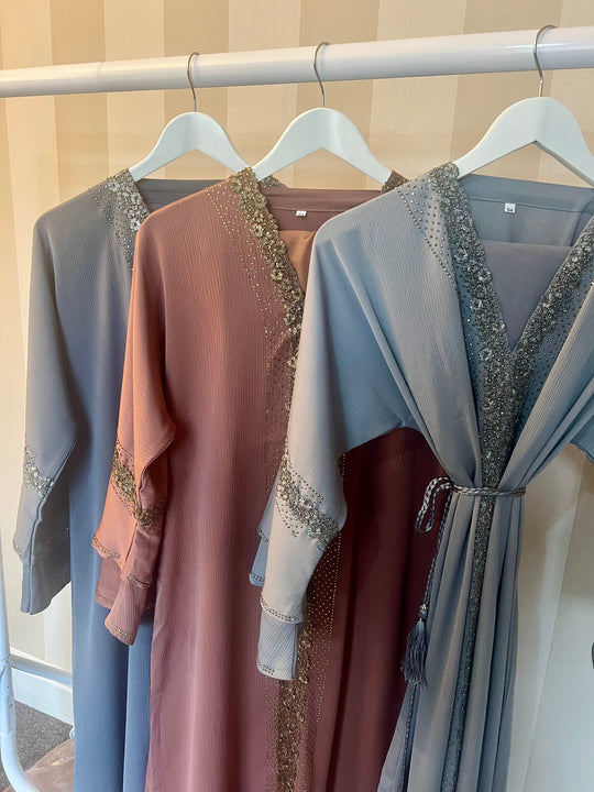 Moroccan style Abayas Copper Rose