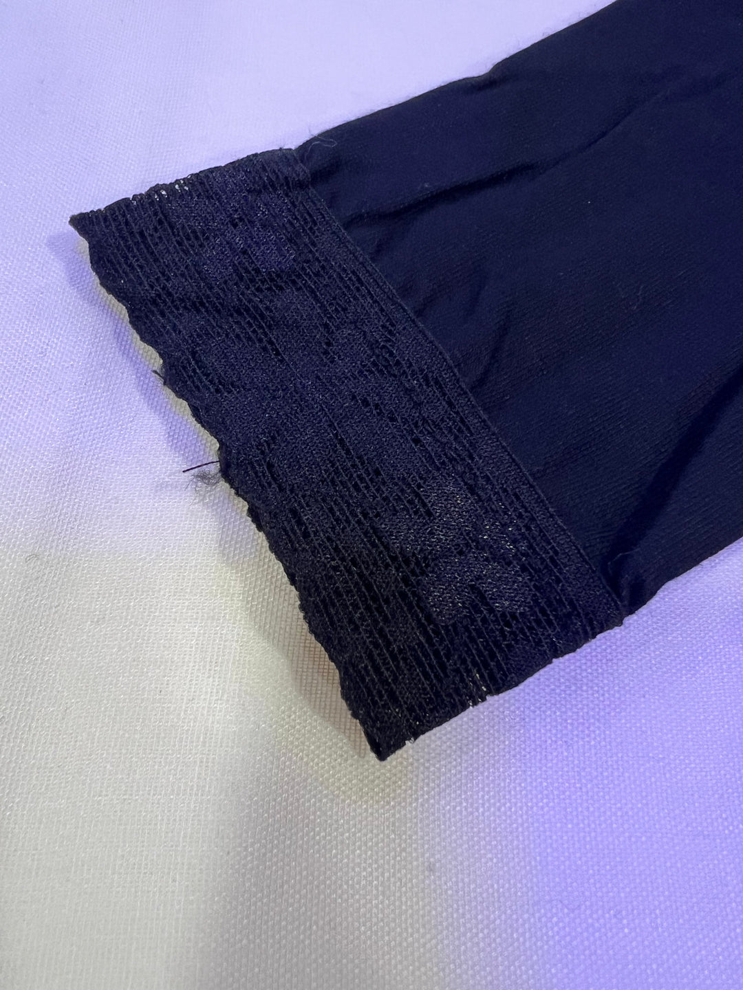 Arm Cover/Sleeves with Lace - Black