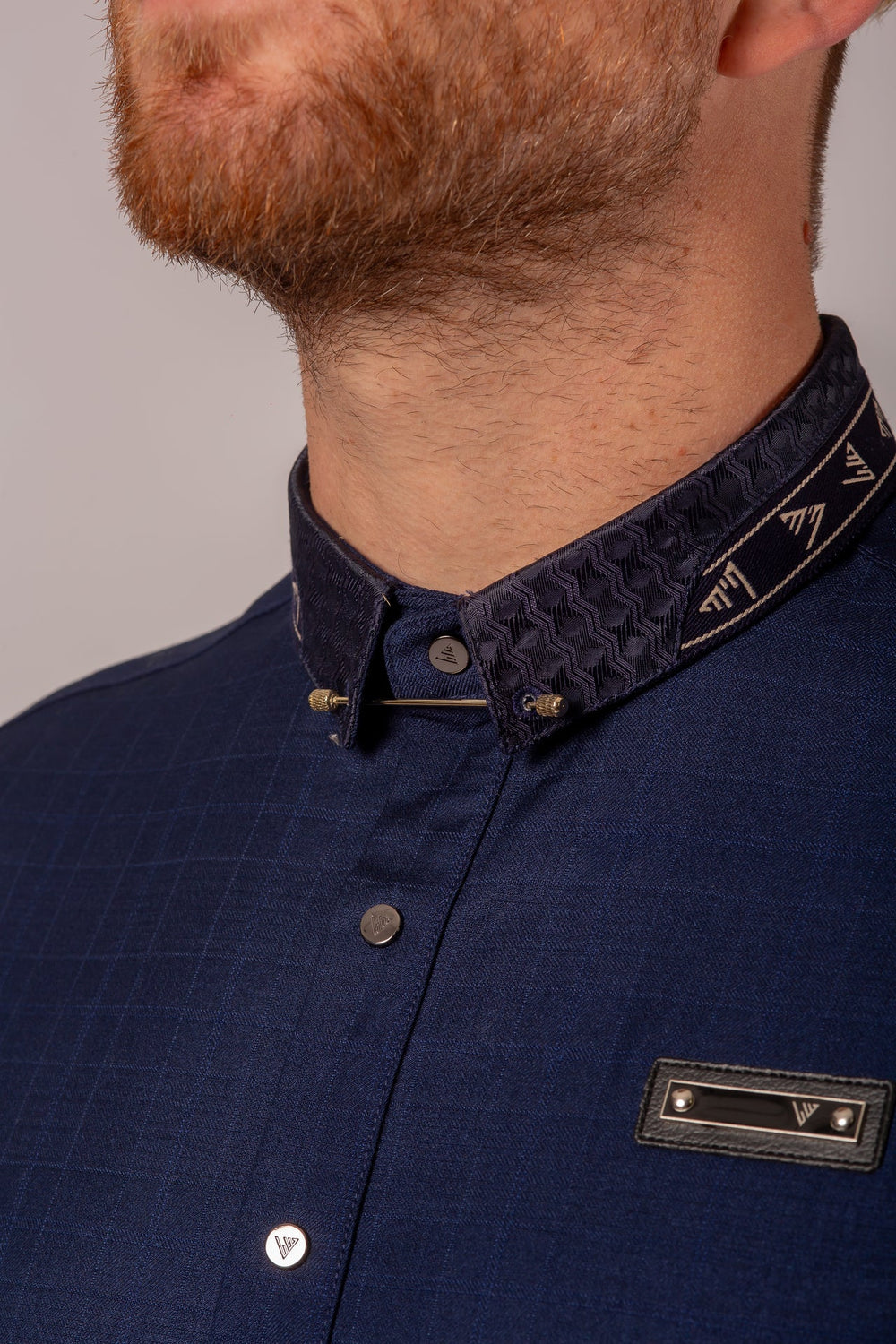 AAR25315 Al Ameer Latest Thobe / Jubba - Blue