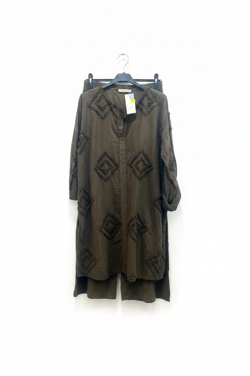 Cotton 2 piece 3d pattern Coords
