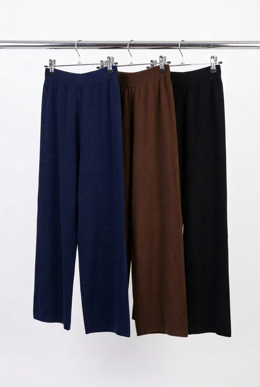 Knitted Winter warm Trousers with Elasticated waist