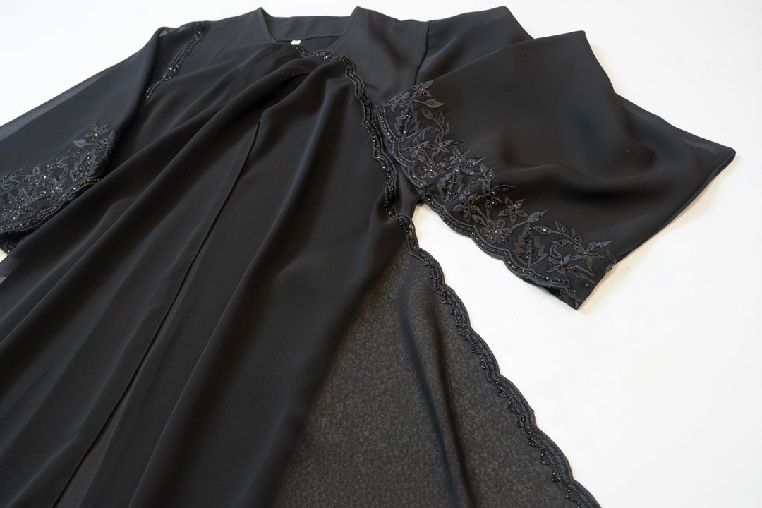 Nida Embroidered Classic Abaya